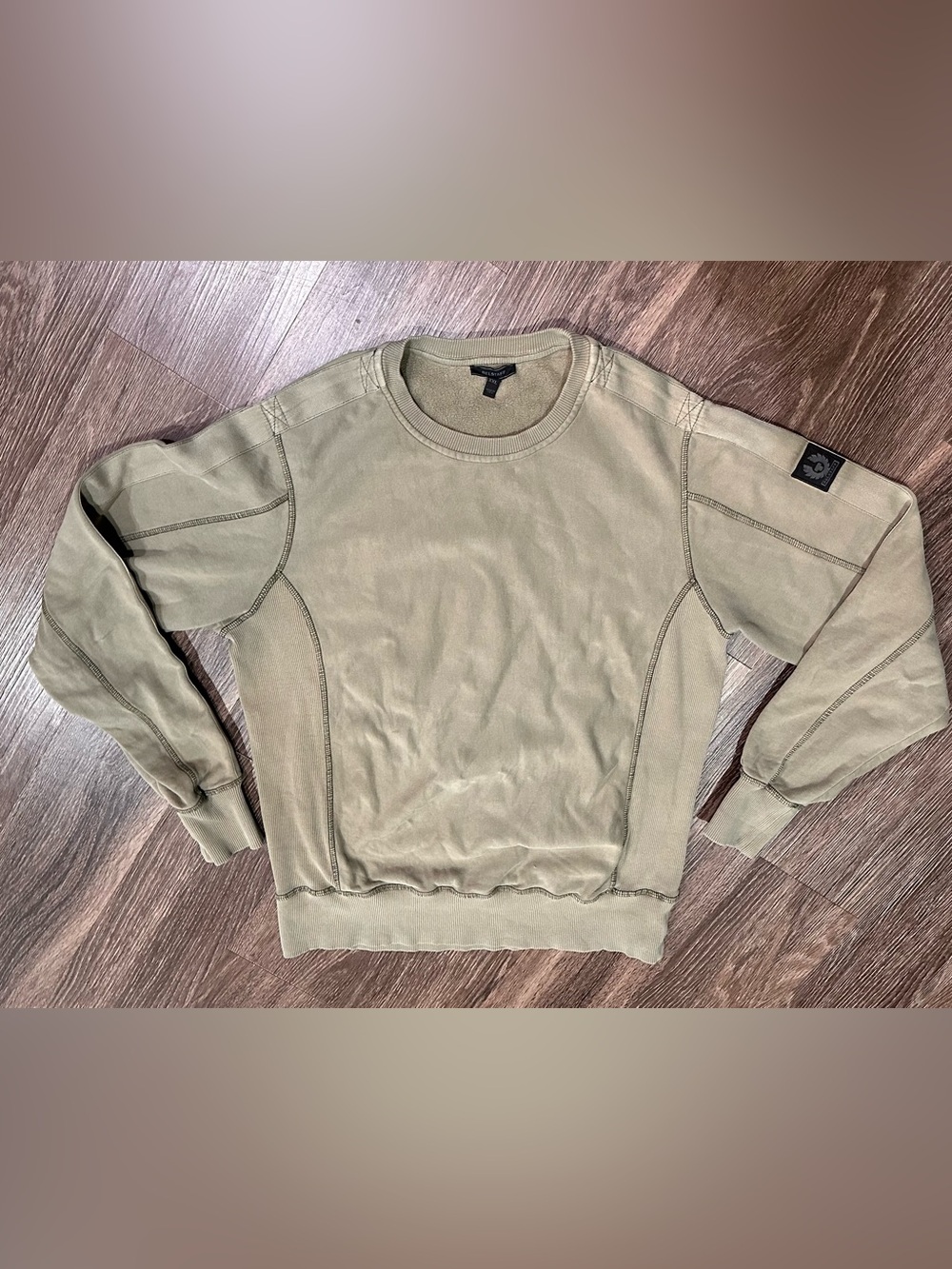 Belstaff Men’s XXL Cotton Knit Sweater Pullover 47” Chest, Made In Italy | Clean